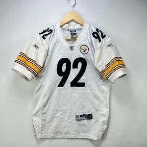 Vintage Pittsburgh Steelers James Harrison Jersey Youth XL